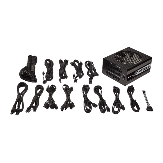 Corsair HX1000 Fully Modular 80PLUS Platinum Power Supply/PSU : image 4