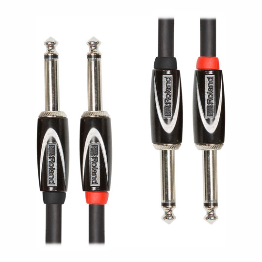 Roland 3FT / 1M Dual 1/4”-1/4” Interconnect Cable