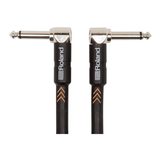 Roland 3FT/1M, Angled/Angled 1/4” Jack Instrument Cable
