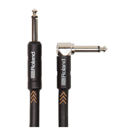 Roland 15FT/4.5M, Angled/Straight 1/4” Jack Instrument Cable