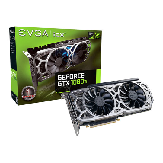 EVGA NVIDIA GeForce GTX 1080 Ti 11GB SC2 iCX Technology LN80740