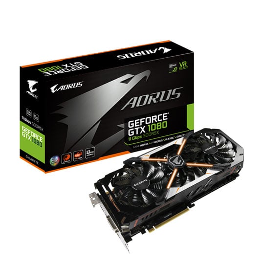 Gigabyte AORUS NVIDIA GeForce GTX 1080 8GB 11Gbps LN81002 GV N1080AORUS 8GD SCAN UK