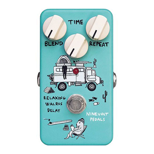 Nine Volt Pedals Relaxing Walrus Delay Guitar Pedal LN81099