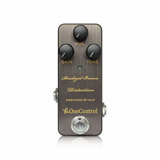 One Control Anodized Brown Distortion Guitar Pedal : image 1