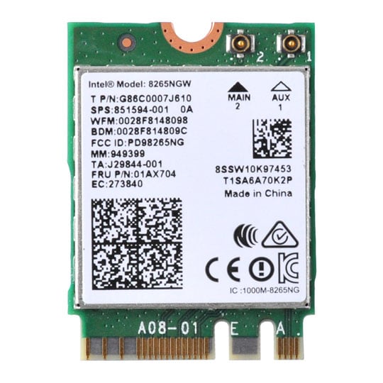 Intel Wireless AC 8265 M.2 2230 PC/Laptop MU-MIMO WiFi Card : image 1