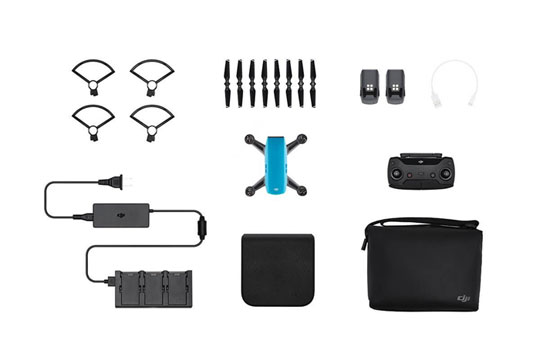 DJI SPARK Fly More Combo Drone in Sky Blue : image 1