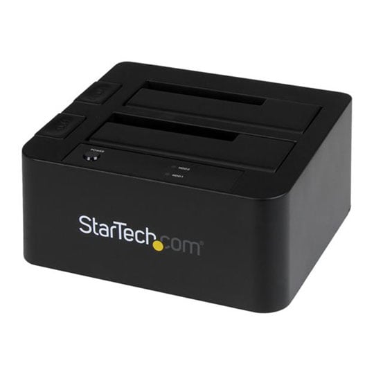 StarTech.com Dual 2.5"/3.5" Bay HDD/SSD Docking Station