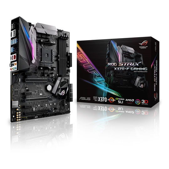 ASUS AMD Ryzen AM4 ROG STRIX X370-F ATX Gaming Motherboard : image 1
