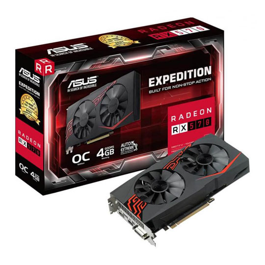 O4g Gaming Radeon Rx 570 Strix Oc Tarjeta Gráfica Rx 570 Bulk Rx