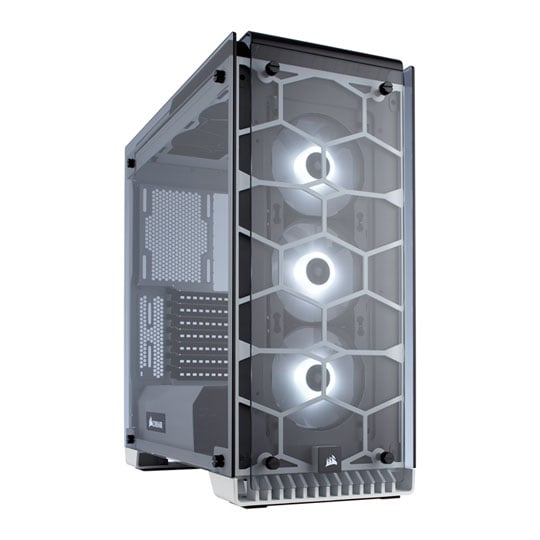 Corsair Crystal 570X WHITE RGB Glass PC Gaming Case : image 1