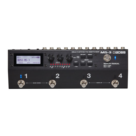BOSS - 'MS-3' Multi Effects Switcher Guitar Pedal