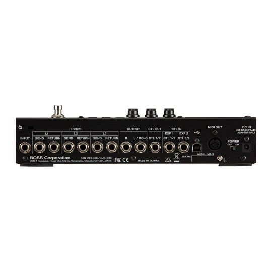 BOSS - 'MS-3' Multi Effects Switcher Guitar Pedal : image 3