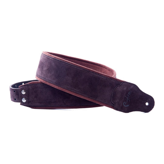 Right On Straps Jazz Suede Guitar Strap (Brown)