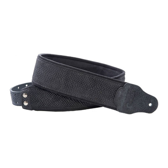 Right On Straps Jazz Reptile Guitar Strap (Black)