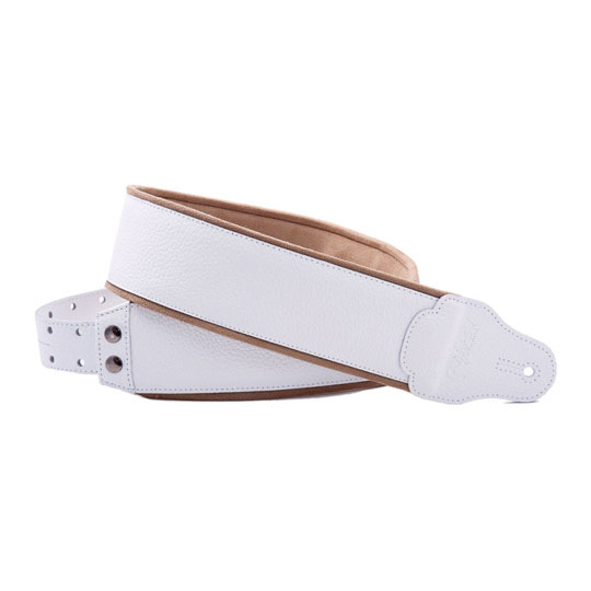 Right On Straps Jazz Graham Guitar Strap (White)