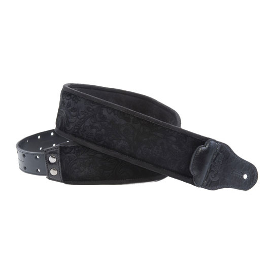 Right On Straps Jazz Fiore Guitar Strap (Black)