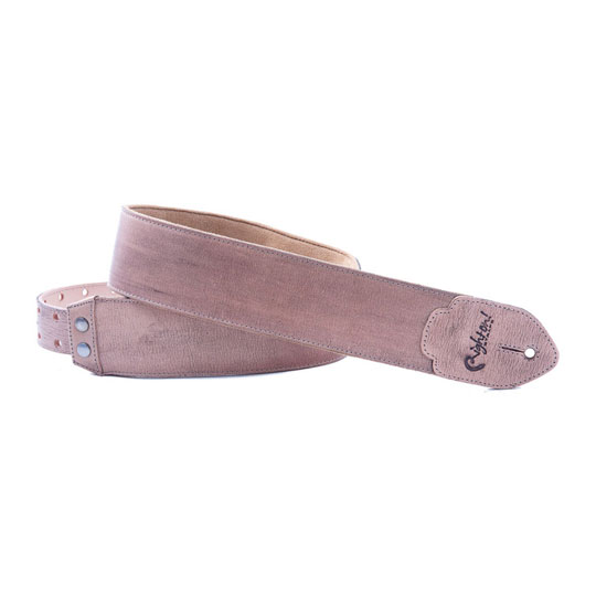 Right On Straps Leathercraft Vintage Guitar Strap (Beige)