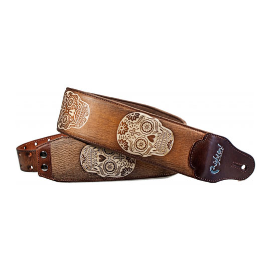Right On Straps Leathercraft Sugar Guitar Strap (Woody)
