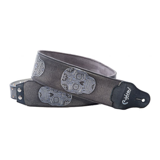 Right On Straps Leathercraft Sugar Guitar Strap (Black)