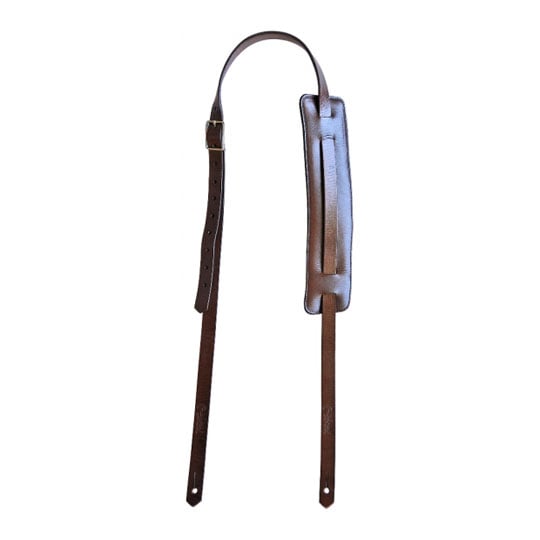 Right On Straps Leathercraft Slim Guitar Strap (Brown)