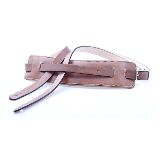 Right On Straps Leathercraft Slim Guitar Strap (Beige)