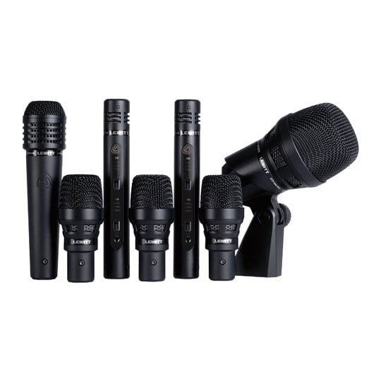Lewitt DTP Beat Kit Pro 7 - 7-Piece Drum Microphone Bundle With Case