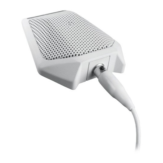 Audio Technica U851RW Cardioid Condenser Boundary Microphone (White)