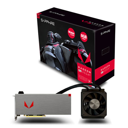 Sapphire AMD Radeon RX Vega 64 8GB HBM2 Water Cooled Graphics Card : image 1