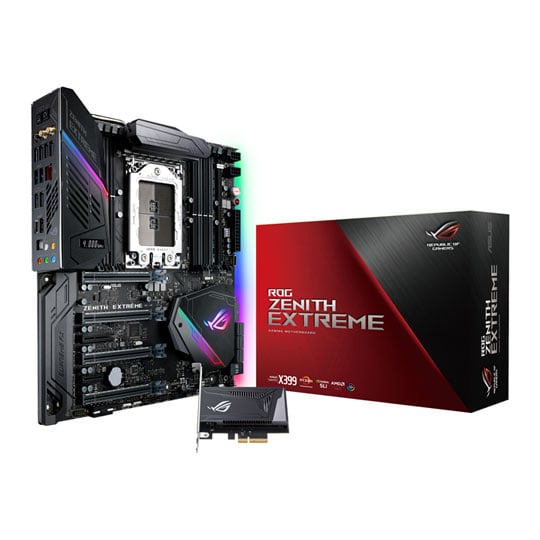 ASUS AMD Threadripper X399 ZENITH EXTREME TR4 E-ATX Motherboard : image 1