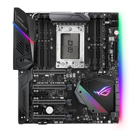 ASUS AMD Threadripper X399 ZENITH EXTREME TR4 E-ATX Motherboard : image 2