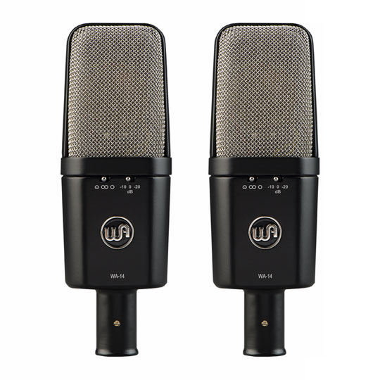 Warm Audio WA-14 Condenser Microphone (Matched Stereo Pair)