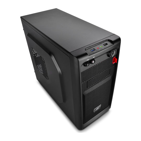 DEEPCOOL Smarter Mini Tower Computer Chassis, Black, MicroATX/Mini-ITX, USB 3.0
