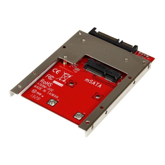 StarTech.com mSATA SSD to 2.5in SATA Adapter Converter