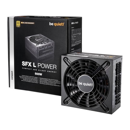 be quiet 500 Watt SFX L Gold Modular PSU/Power Supply : image 1