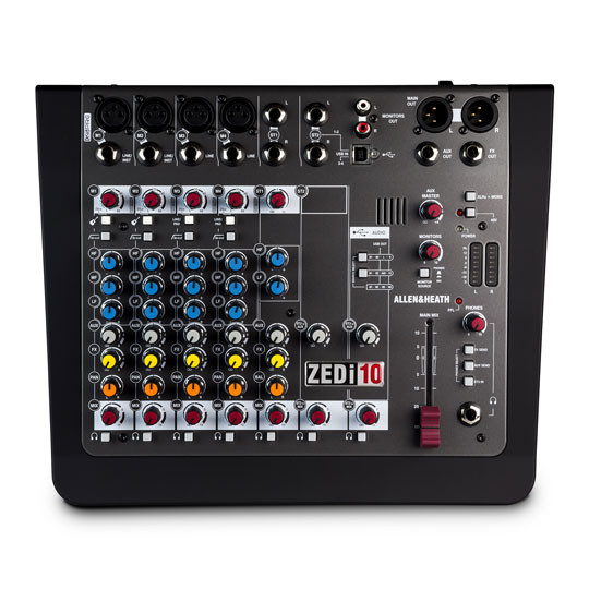 Allen & Heath ZEDi-10 Hybrid Compact Mixer and 4×4 USB Interface : image 3