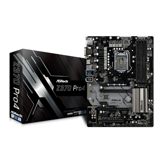 ASRock Intel Z370 Pro 4 Coffee Lake ATX Motherboard : image 1