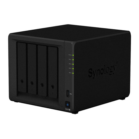 Synology DS918+ 4 Bay Desktop NAS Enclosure, Quad Core Intel : image 1