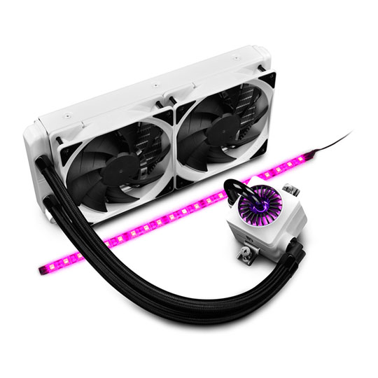 DeepCool CAPTAIN 240 EX WHITE RGB AIO CPU Water Cooler : image 1