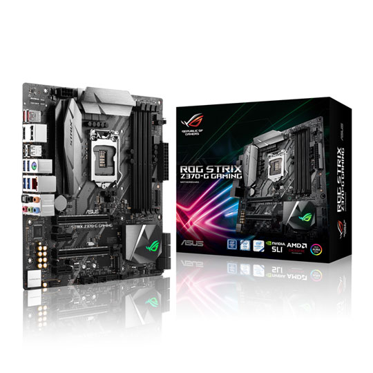 Strix Z370 Strix Motherboard Lights ASUS ROG Strix Z370-E Gaming