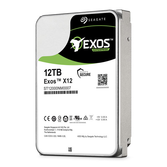 Seagate 12TB Exos X12 3.5