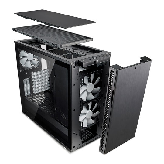 Fractal Define R6 Black Tempered Glass PC Case LN84967 - FD-CA-DEF