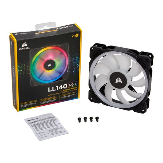 Corsair LL140 RGB 140mm Dual Light Loop 1 Fan Expansion Pack : image 4