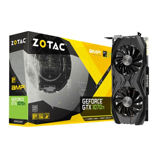 Zotac NVIDIA GeForce GTX 1070 Ti 8GB AMP! Graphics Card LN85265