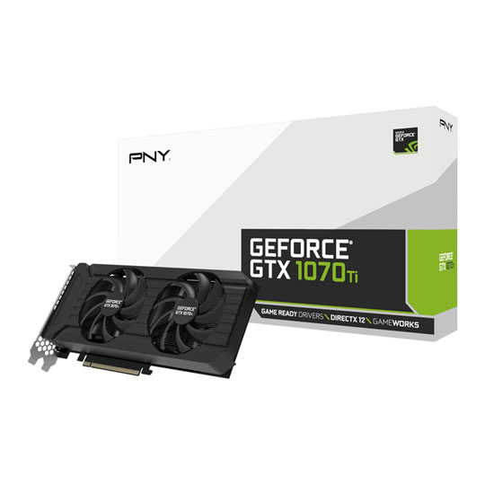 PNY NVIDIA GeForce GTX 1070 Ti 8GB Dual Fan Graphics Card : image 1