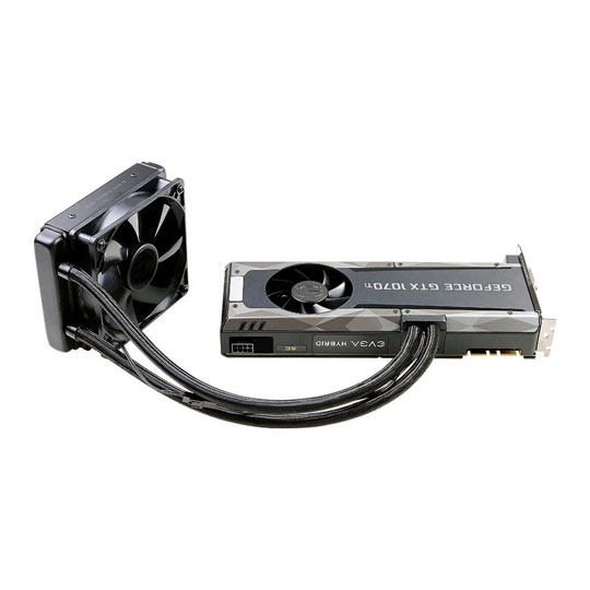 EVGA NVIDIA GeForce GTX 1070 Ti 8GB SC HYBRID AIO Graphics Card LN85427 08G P4 5678 KR SCAN UK