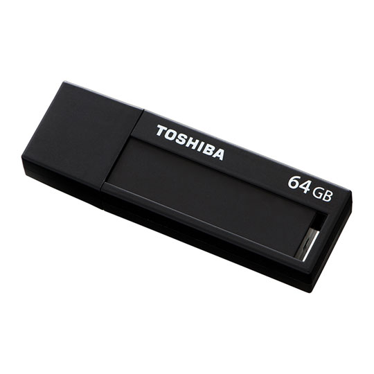 Toshiba 64GB U302 TransMemory USB 3.0 Performance Flash Pen Drive Black : image 1