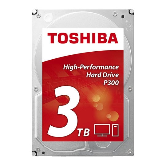 Toshiba P300 3.5" 3TB SATA III Desktop HDD/Hard Drive 7200rpm : image 1