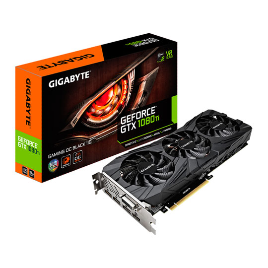 Gigabyte NVIDIA GeForce GTX 1080 Ti 11GB OC BLACK : image 1