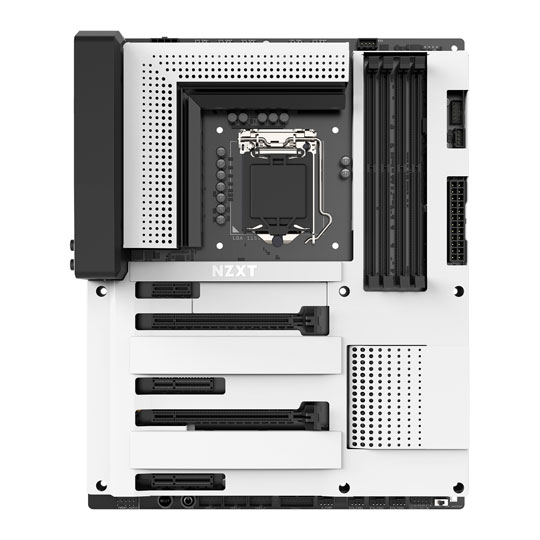 NZXT Intel Z370 N7 Z37XT White Metal Cover ATX Motherboard