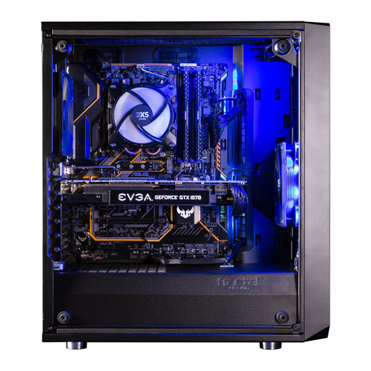Gaming PC with Coffee Lake Intel Core i3 8100 and NVIDIA GTX 1070 LN86822 CL GI31070 SCAN UK